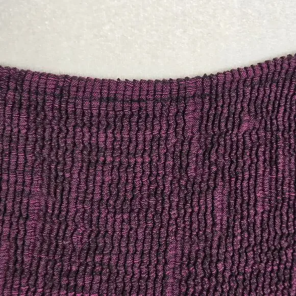 ๐ Lapis Anthropologie EUC Tube Dress Geometric Cityscape Strapless OS purple - Picture 9 of 17